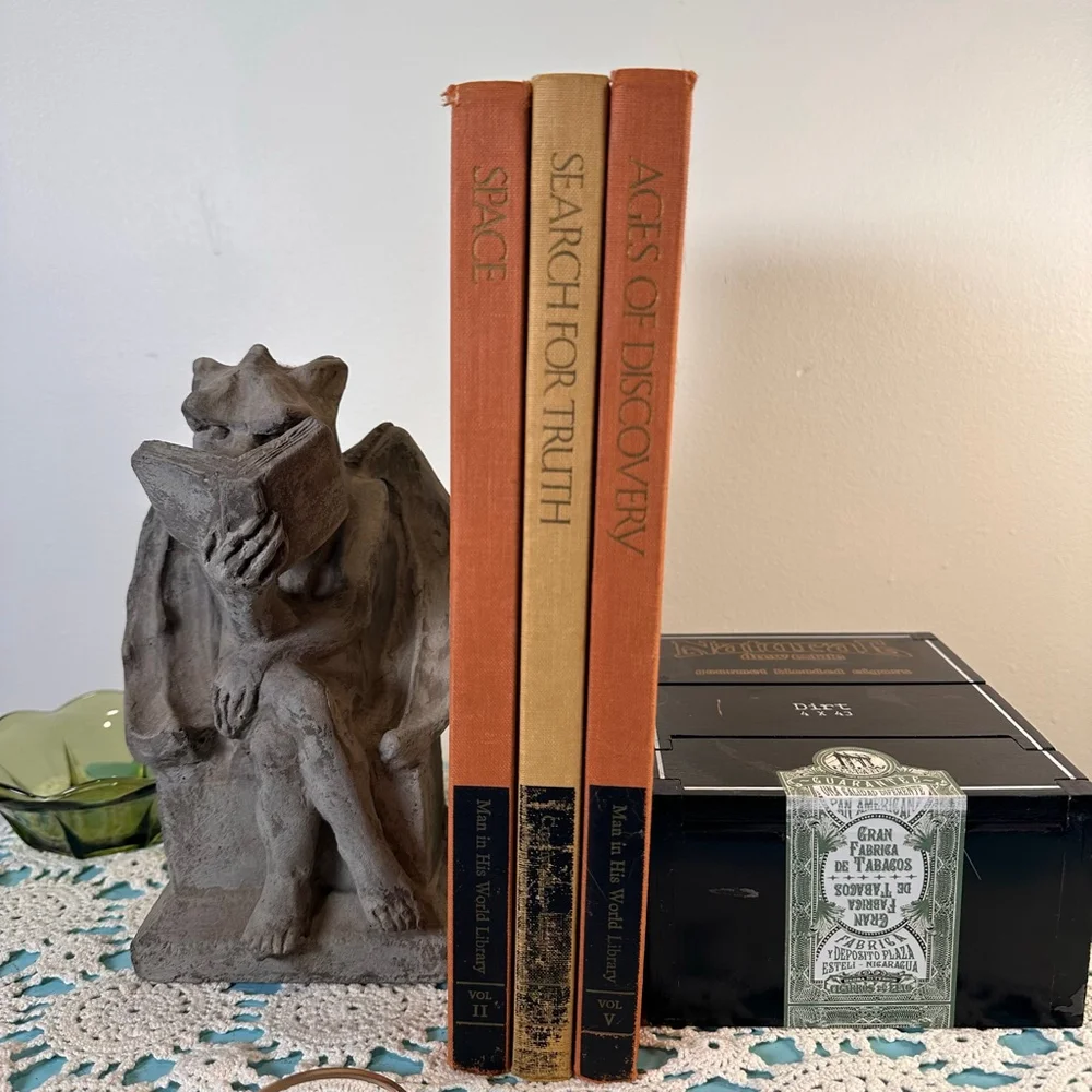 Curated Vintage Book Stack | 1968 “Man in His World” Series |Set of 3